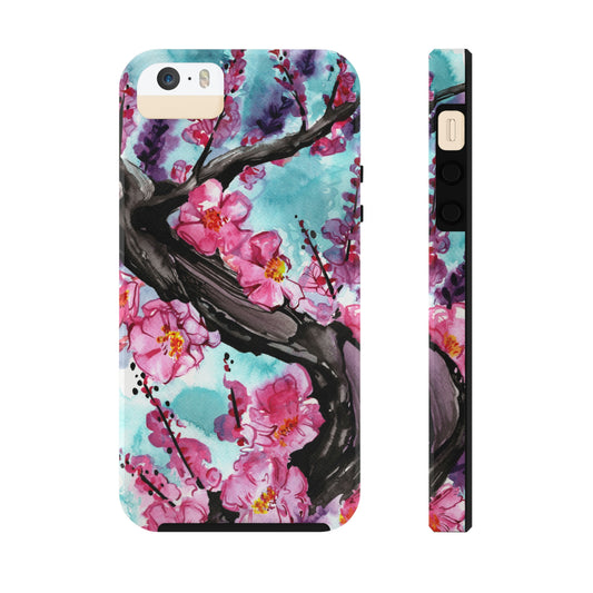 Liquid Flora Cherry Blossom iPhone Tough Case