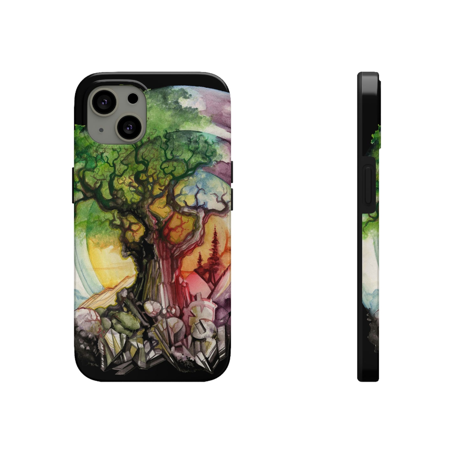 Liquid Trees #6 Tough iPhone Case