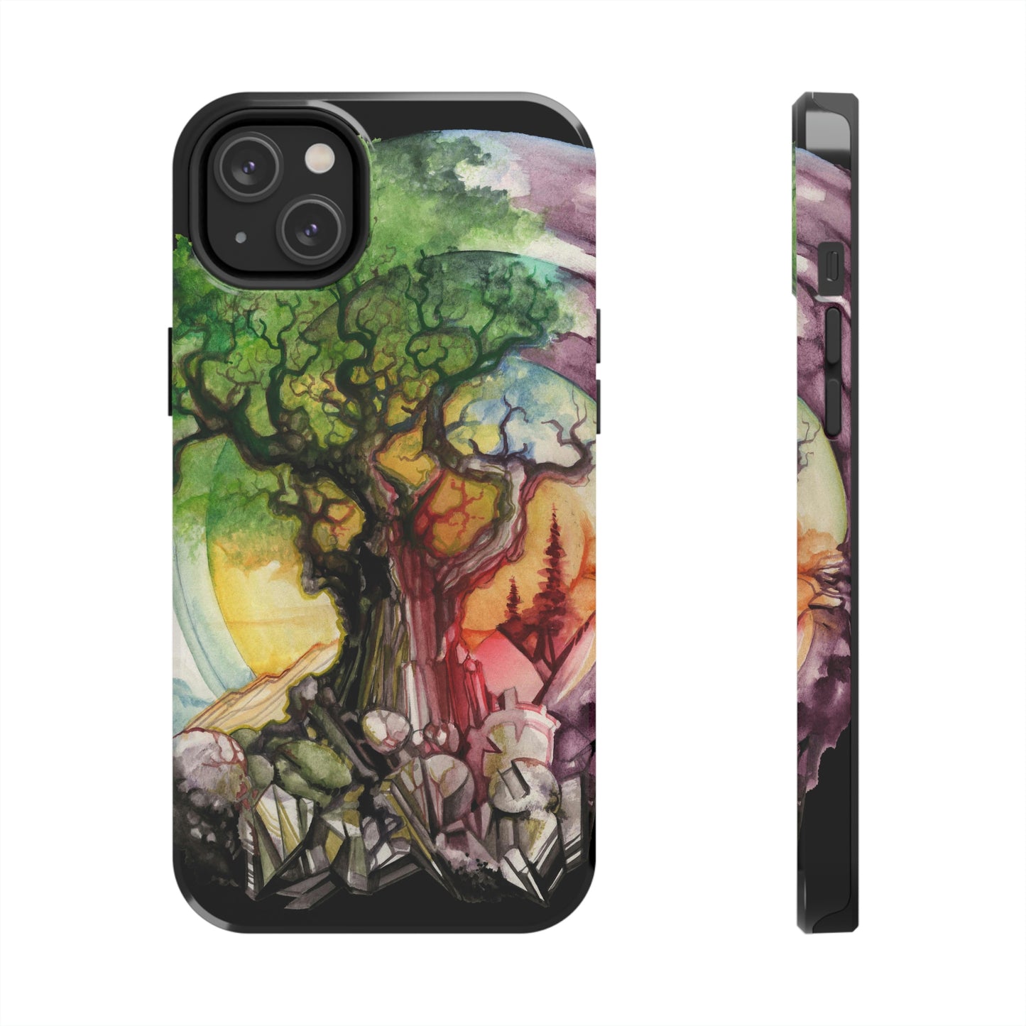 Liquid Trees #6 Tough iPhone Case