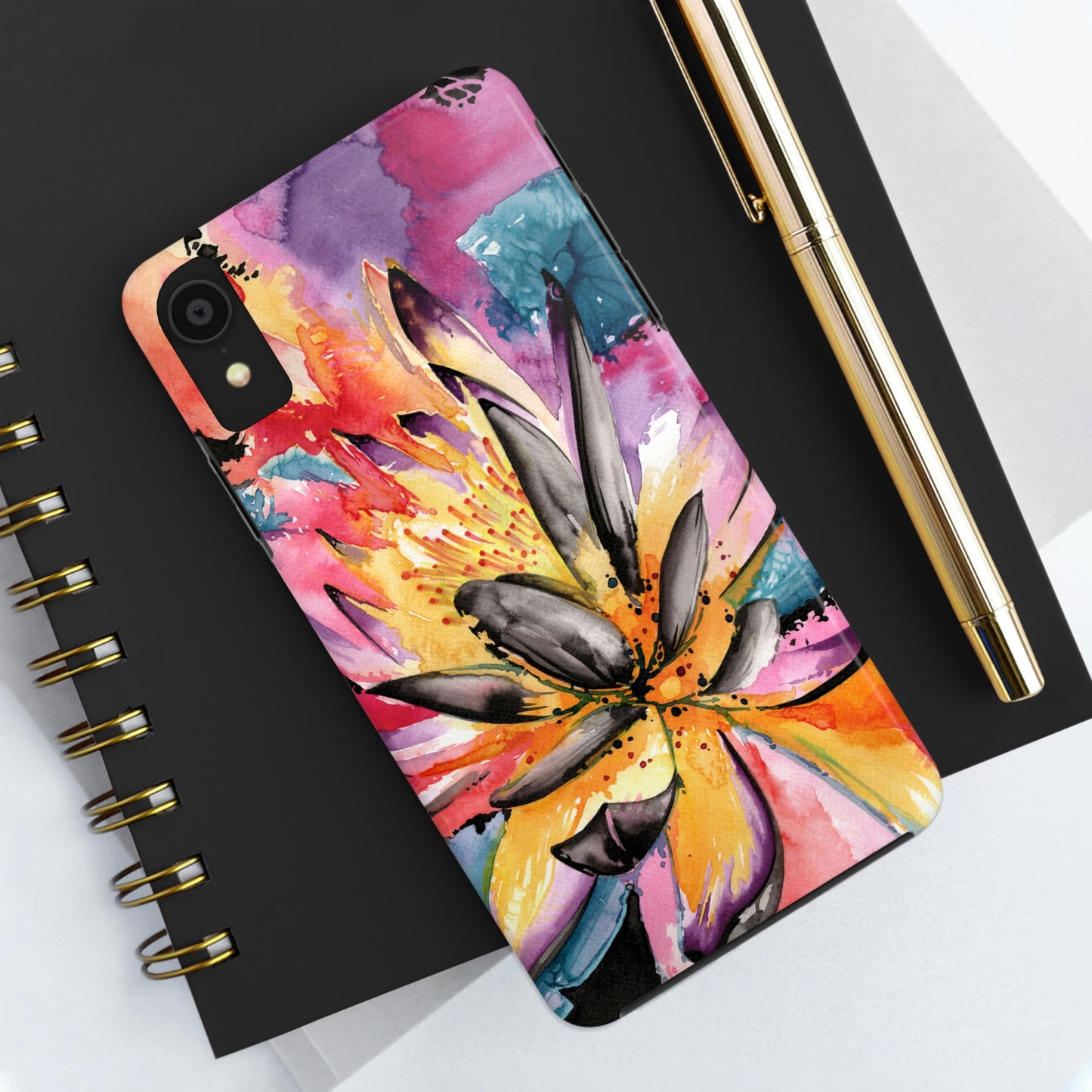 Liquid Flora Water Lily iPhone Case