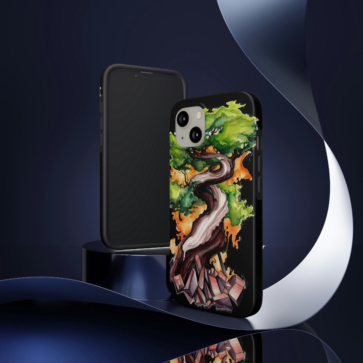 Liquid Trees #2 Tough iPhone Case