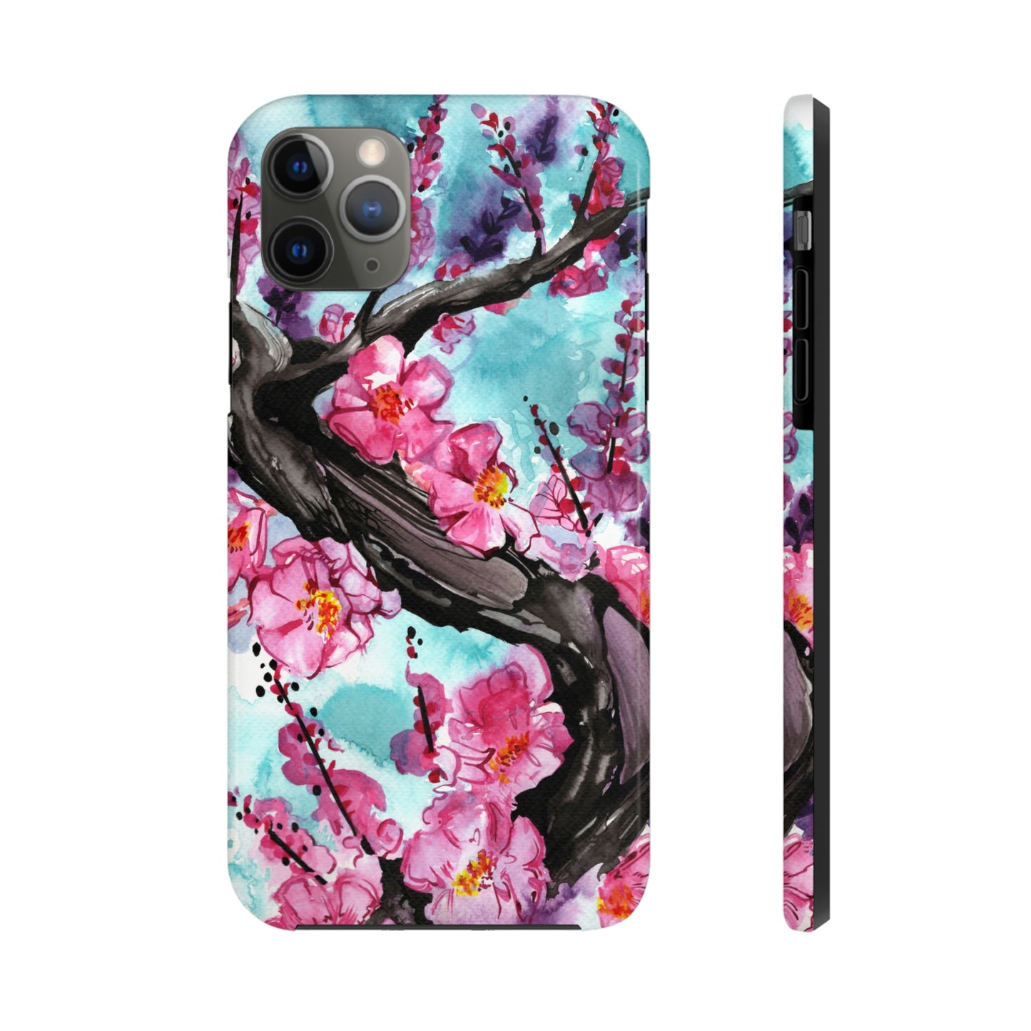 Liquid Flora Cherry Blossom iPhone Tough Case