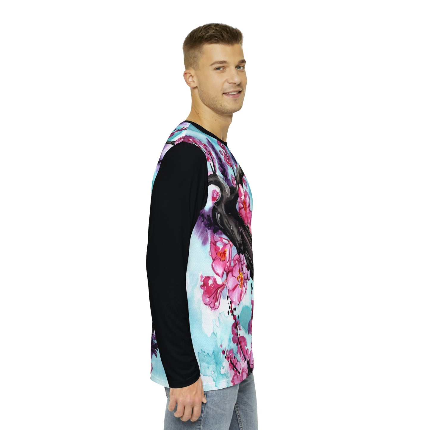 Liquid Flora Cherry Blossom Long Sleeve Tee