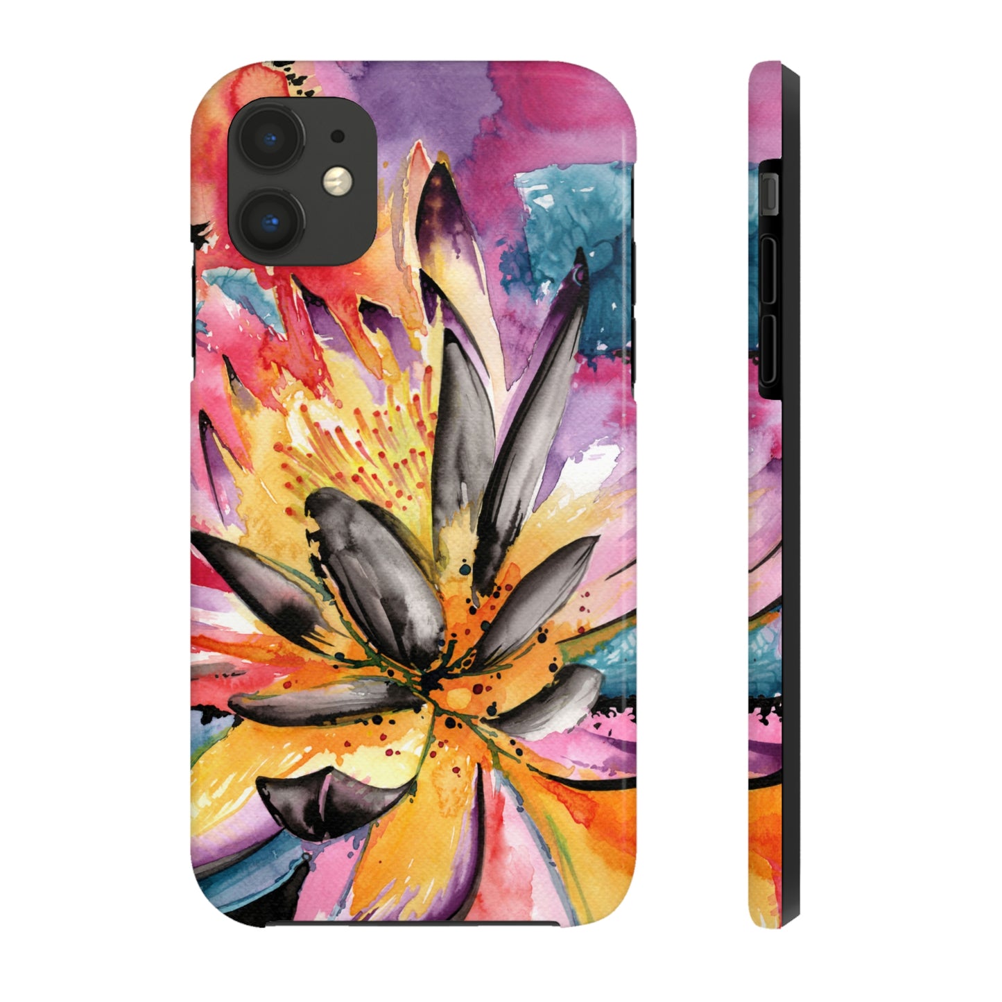 Liquid Flora Water Lily iPhone Case